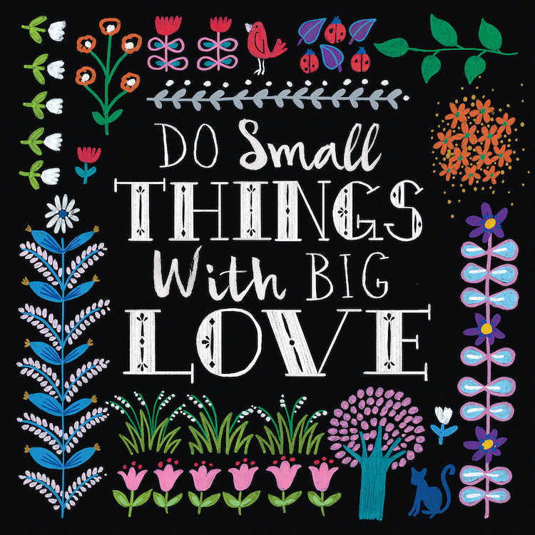 Seamless Folk Art Pattern With Decorative Alphabet Letters In