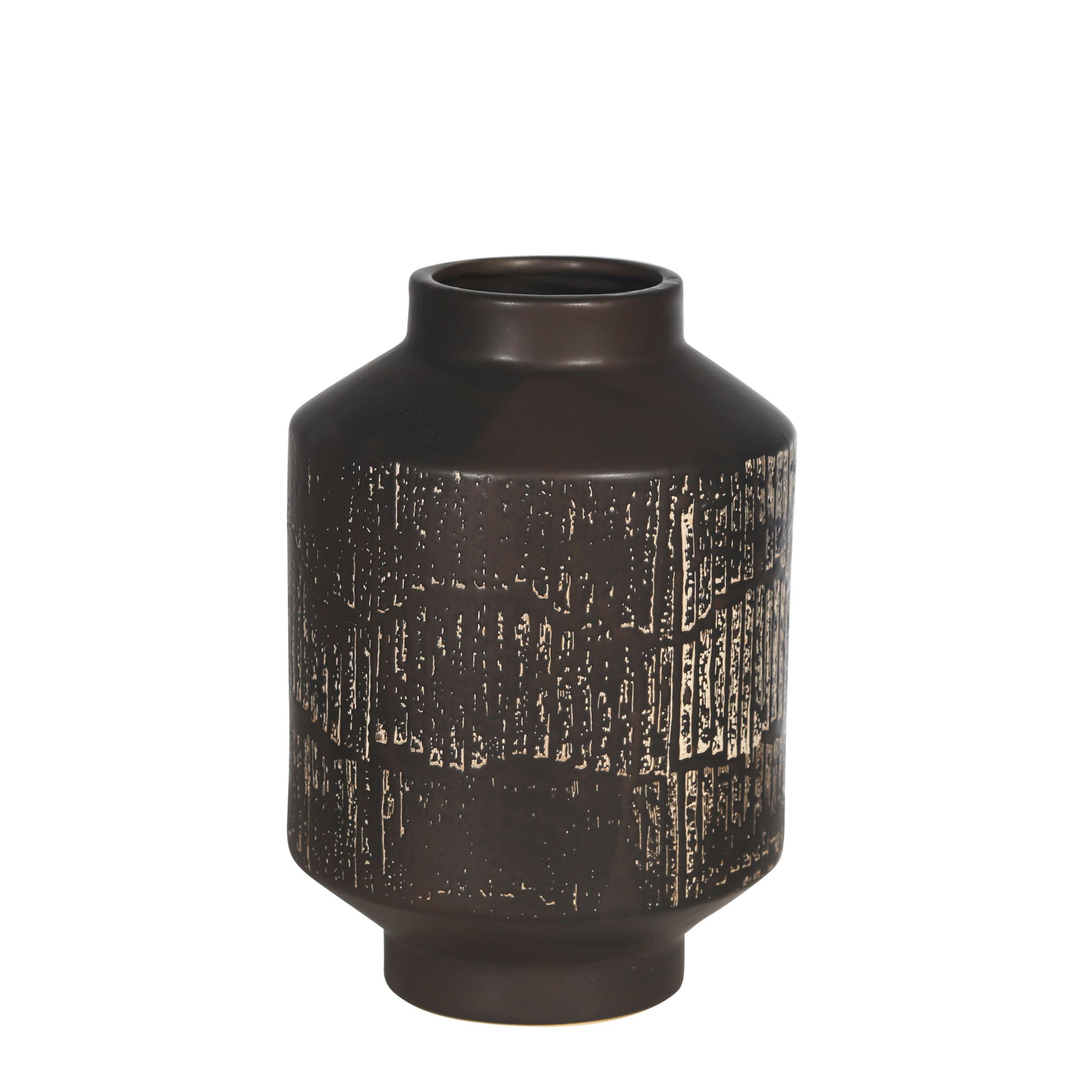 Bloomsbury Market Berti Black 10 Ceramic Table Vase Wayfair