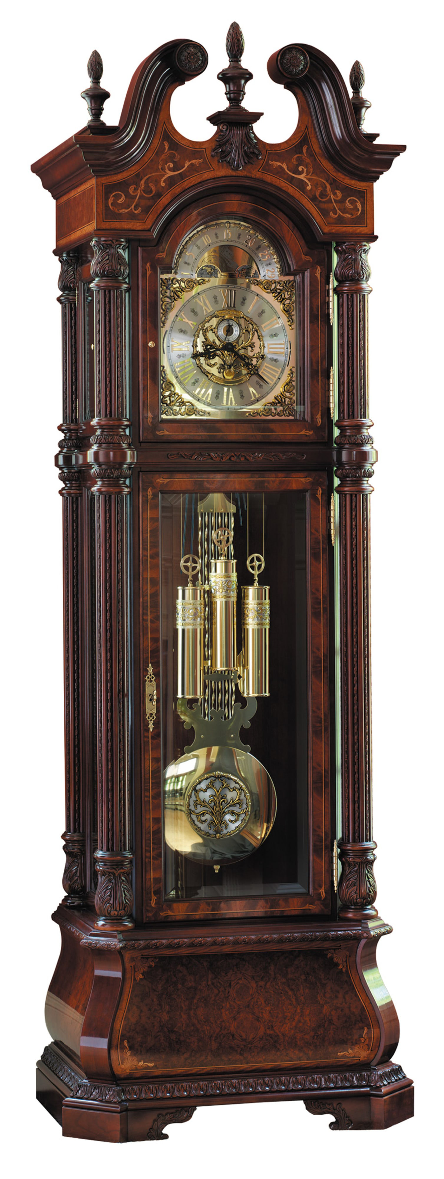 Howard Miller J.H.Miller 94.5" Wood Grandfather Clock Wayfair