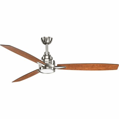 Brayden Studio 60 Inch Aliff 3 Blade Led Ceiling Fan With