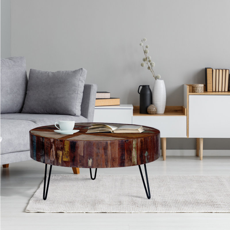 Bloomsbury Market Kalson Solid Wood 3 Legs Coffee Table Reviews Kalson Solid Wood 3 Legs Coffee Table