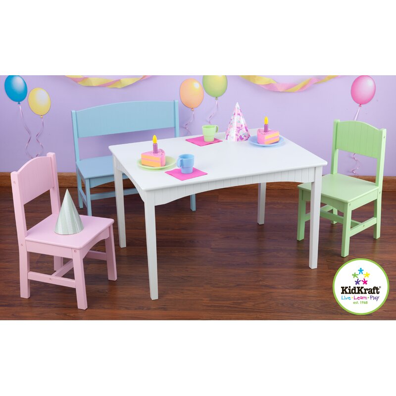 kidkraft pastel table and chairs