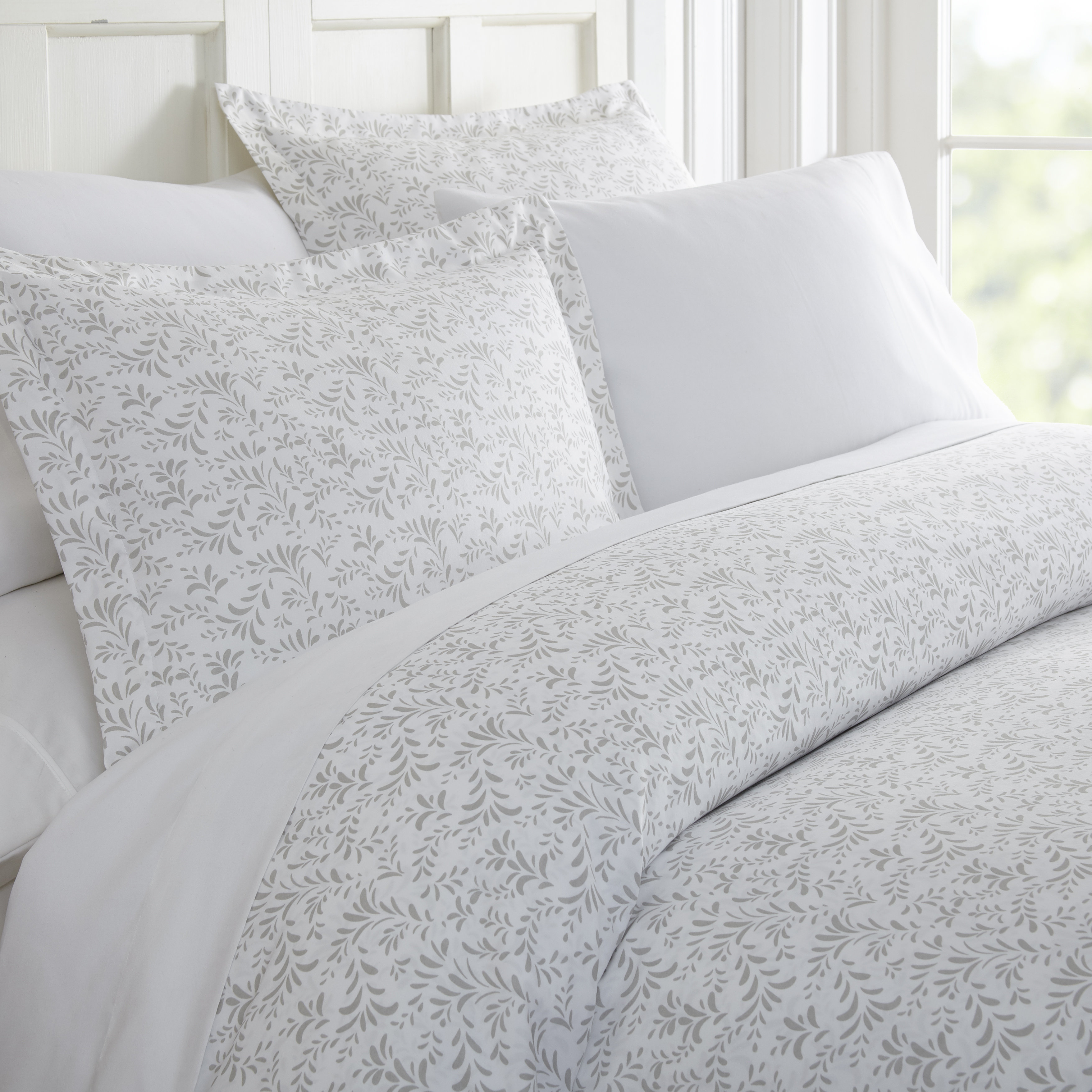 Leaf Vine Single King Queen Duvet Cover Pillow Case Quilt Cover Bedding Set