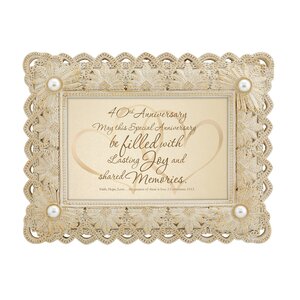 40th Anniversary-I Corinthians Picture Frame