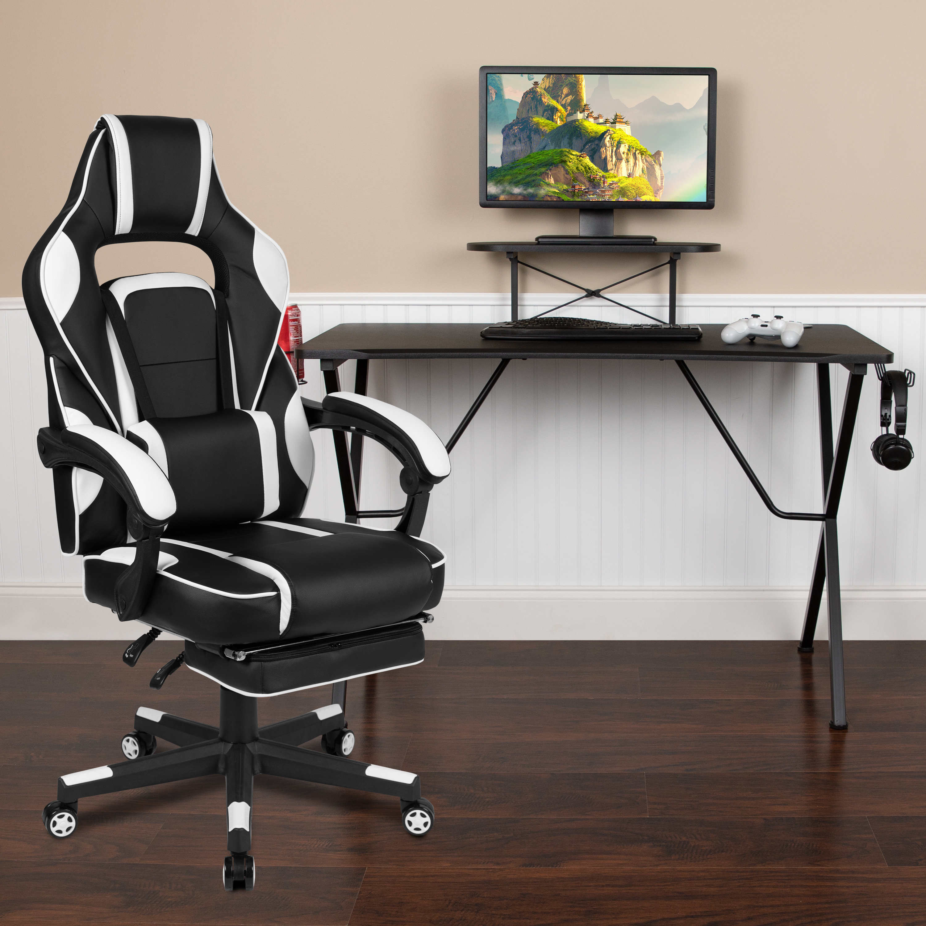 computer table and chair set