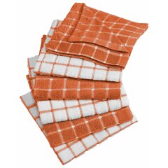 burnt orange dish towels