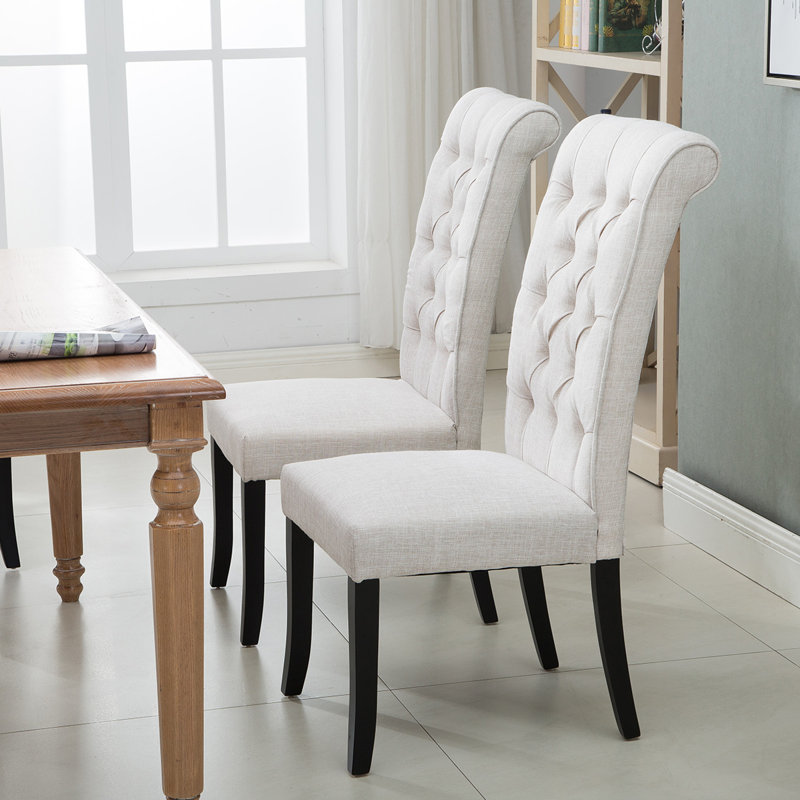 Winston Porter Sanes Tufted Velvet Upholstered Side Chair ...