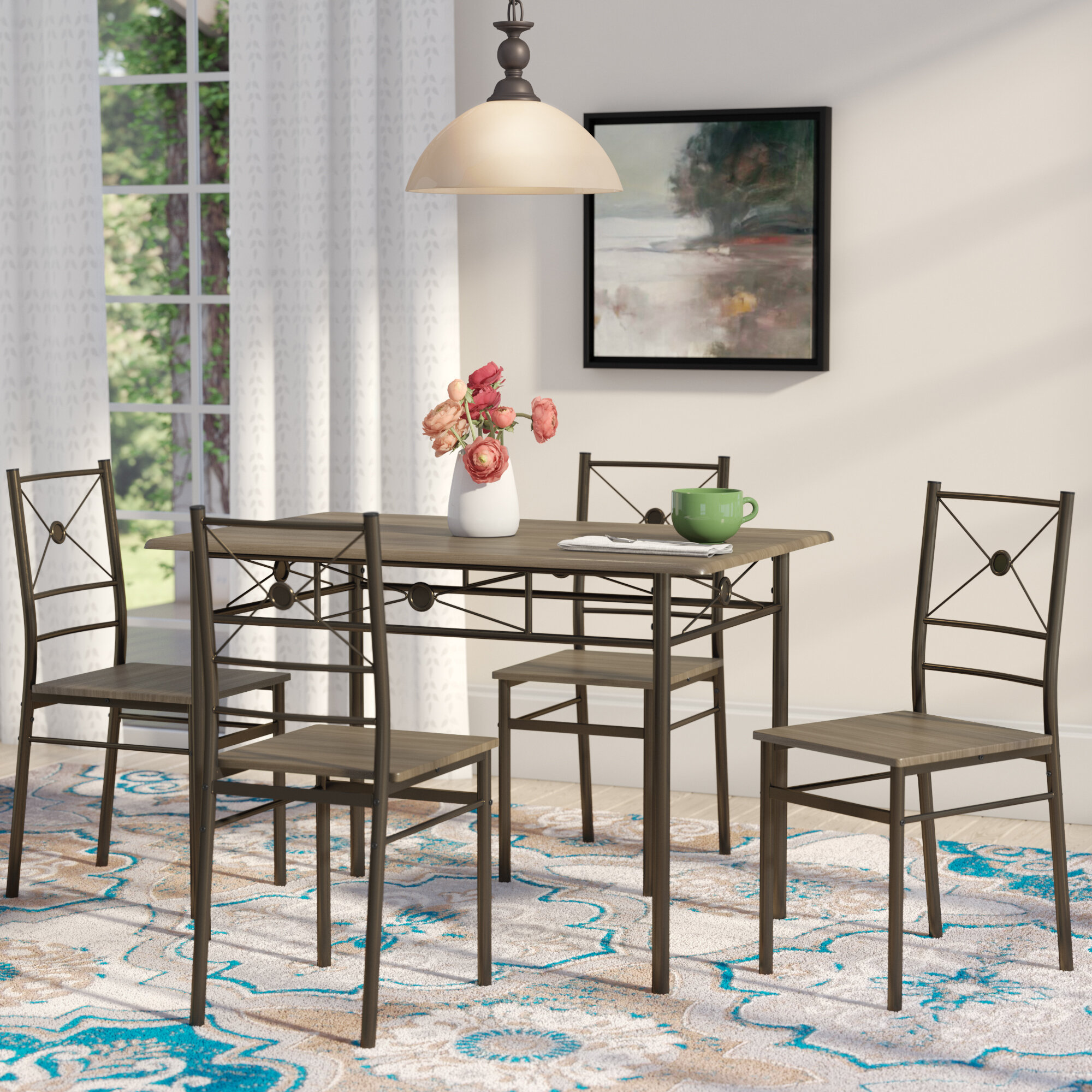 Kieffer 5 Piece Dining Set