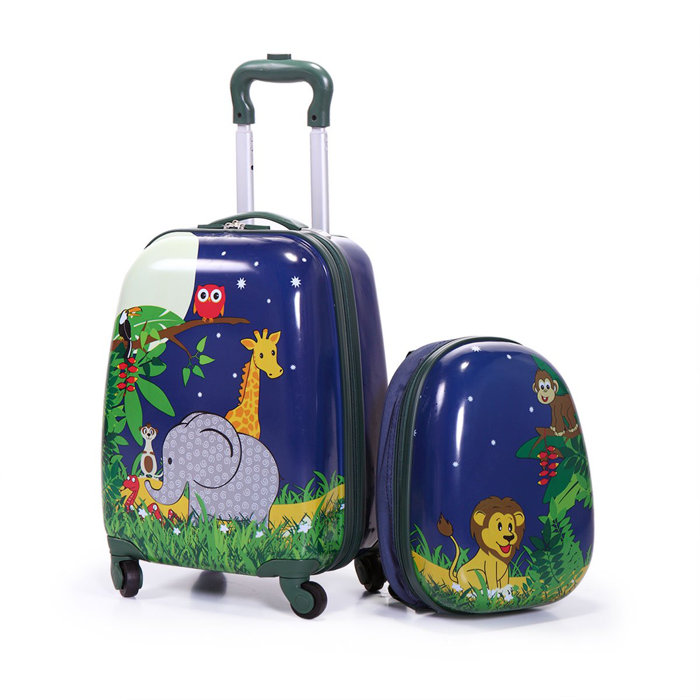 Indigo Safari 2 PC Kids Carry-On Luggage Set 12