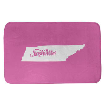 East Urban Home San Francisco California Districts Rectangle Memory Foam Non Slip Bath Rug