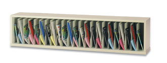 23 Pocket Vertical Mail Sorter Charnstrom Color Putty