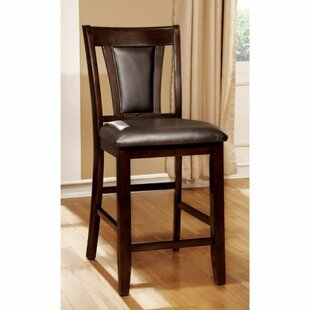 Johannes Contemporary Counter Height Solid Wood Dining Chair (Set Of 2) By Red Barrel Studio