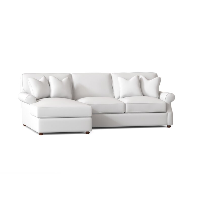 Wayfair Custom Upholstery™ L-Shaped Sectional | Wayfair