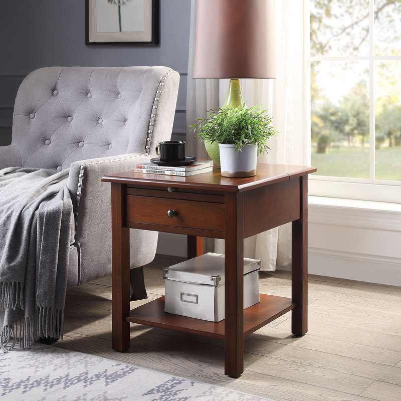 Alcott Hill® Strunk 1 Drawer End Table with Storage ...