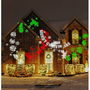 Christmas Light Projectors You Ll Love Wayfair Merry Christmas Projector Light