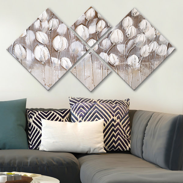 Ophelia & Co. 4 Piece Unframed Painting on MDF | Wayfair.co.uk