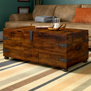 Trunk Table Wayfair Aayle Trunk Coffee Table With Lift Top