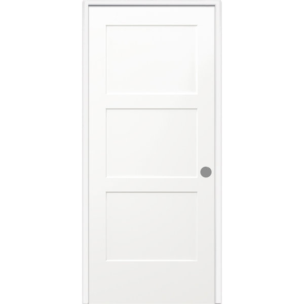 Verona Home Design Paneled Manufactured Wood Primed Birkdale