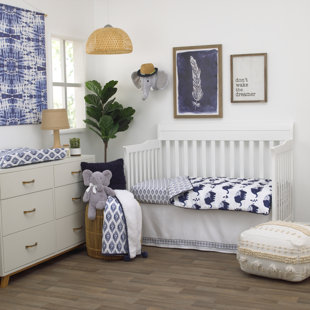 pom pom crib bedding