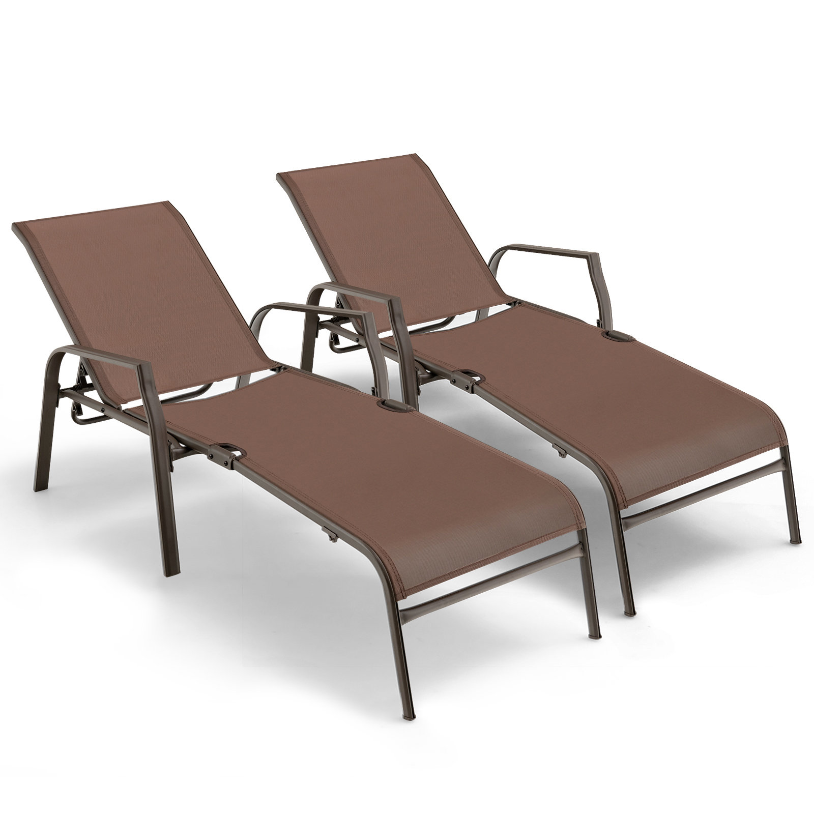 Latitude Run® Outdoor Metal Chaise Lounge Wayfair