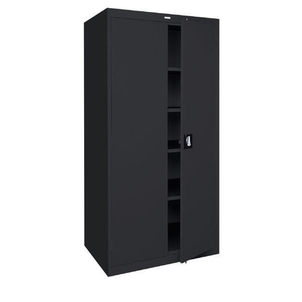 Tall Black Storage Cabinet Wayfair