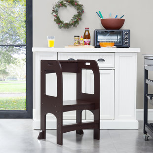 LYXCM Escabeau B/éb/é St Tabouret,Double Hauteur pour Enfants Tabouret pour Tout-Petit pour La Formation De Pot Et Son Utilisation dans La Salle De Bain Ou La Cuisine,Gris
