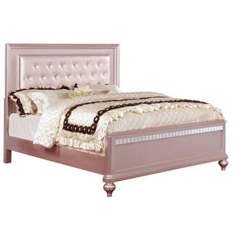 Rosdorf Park Matheson Queen Tufted Platform Bed With Mattress Wayfair