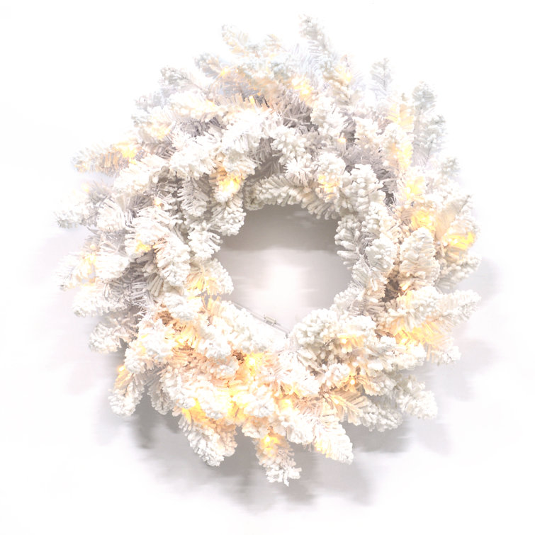 Martha Stewart 24 Lighted Wreath Reviews Wayfair