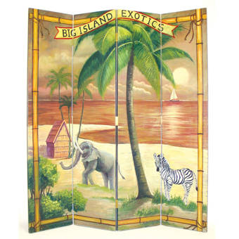 Fleur De Lis Living Corydon 16 5 W X 70 H 3 Panel Folding Room Divider Wayfair