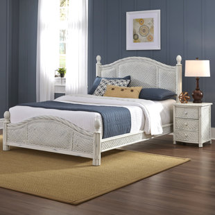 Coastal Wicker Rattan Bedroom Sets You Ll Love Wayfair Dessie Standard 2 Piece Bedroom Set