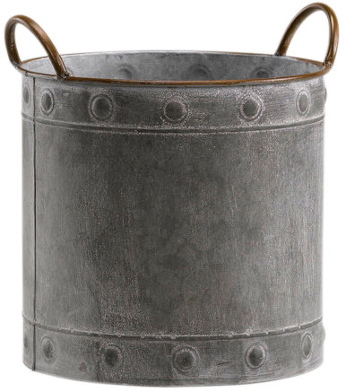 Серебряное ведро. Ваза цинковая. Tin pot. Ваза металлическая для цветов высокая. Roblox man.