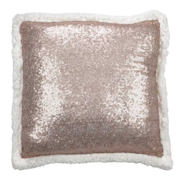 sparkly throw pillows