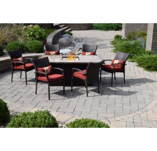 Go to store & view more images Skipworth 7 Piece Dining Set by Darby Home Co