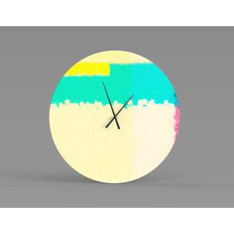 Ivy Bronx Oversized Wall Clock Reviews Wayfair