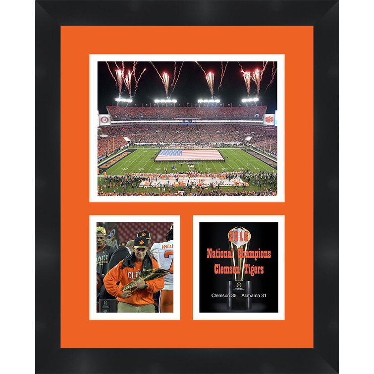 Clemson Tigers Perfect Season 2018 Framed 11 x 14 Collage Photos Memorabilia 