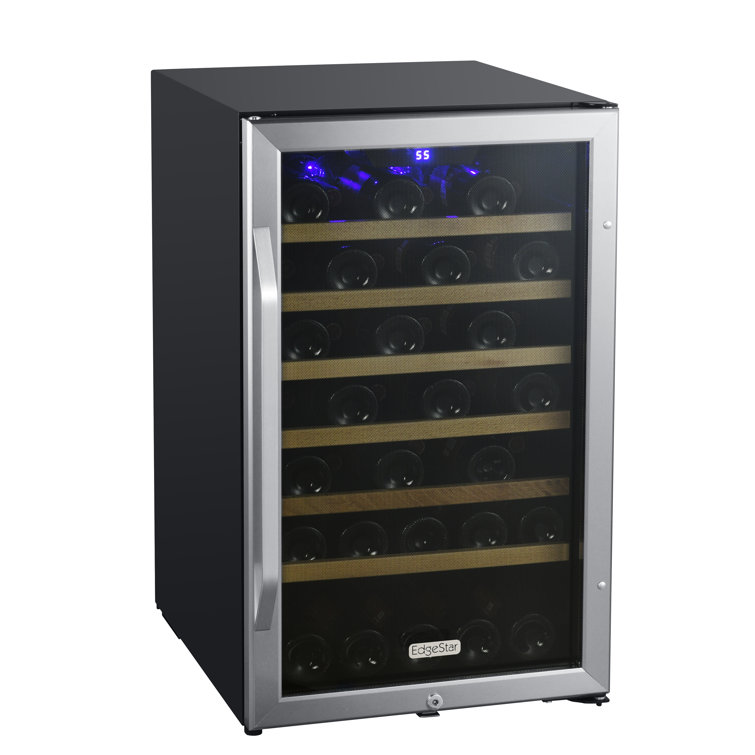 Edgestar 44 Bottle Single Zone Freestanding Wine Refrigerator Reviews Wayfair
