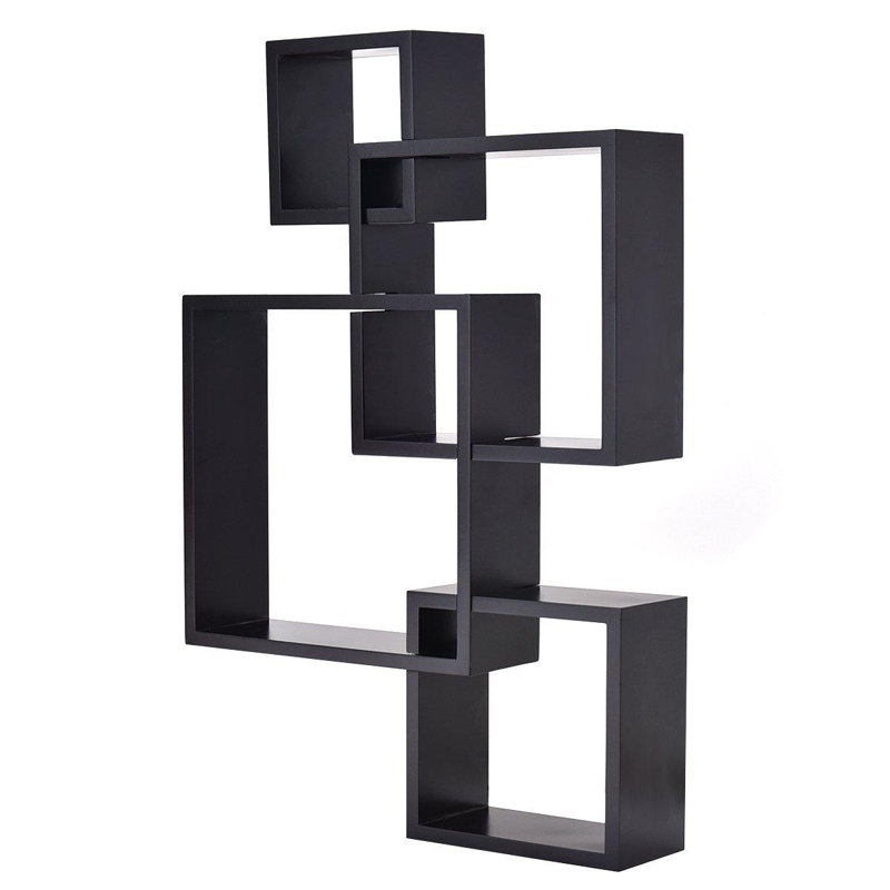 Mercury Row Lea Intersecting Decorative Wall Shelf Reviews