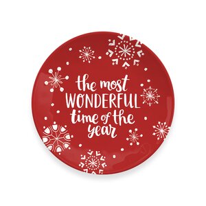 Holiday Cheers Melamine Cookie Platter