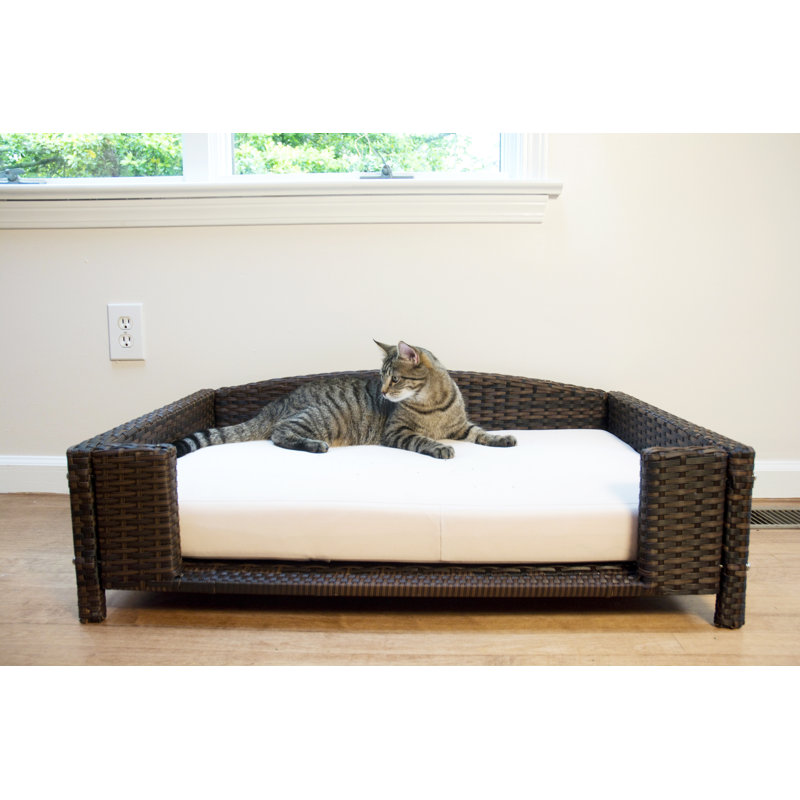 rattan dog sofa