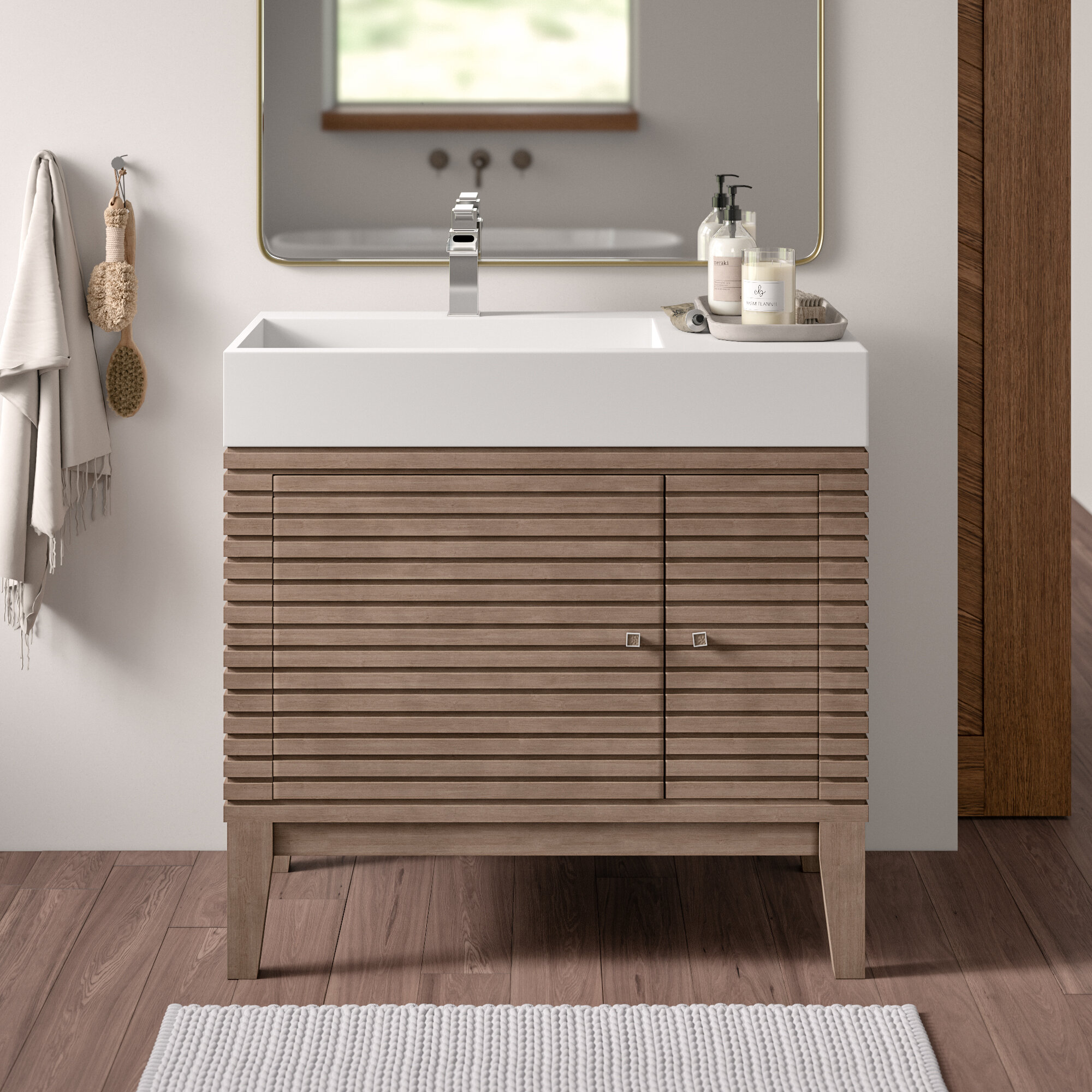 Allmodern Guyer 36 Single Bathroom Vanity Set Reviews Wayfair