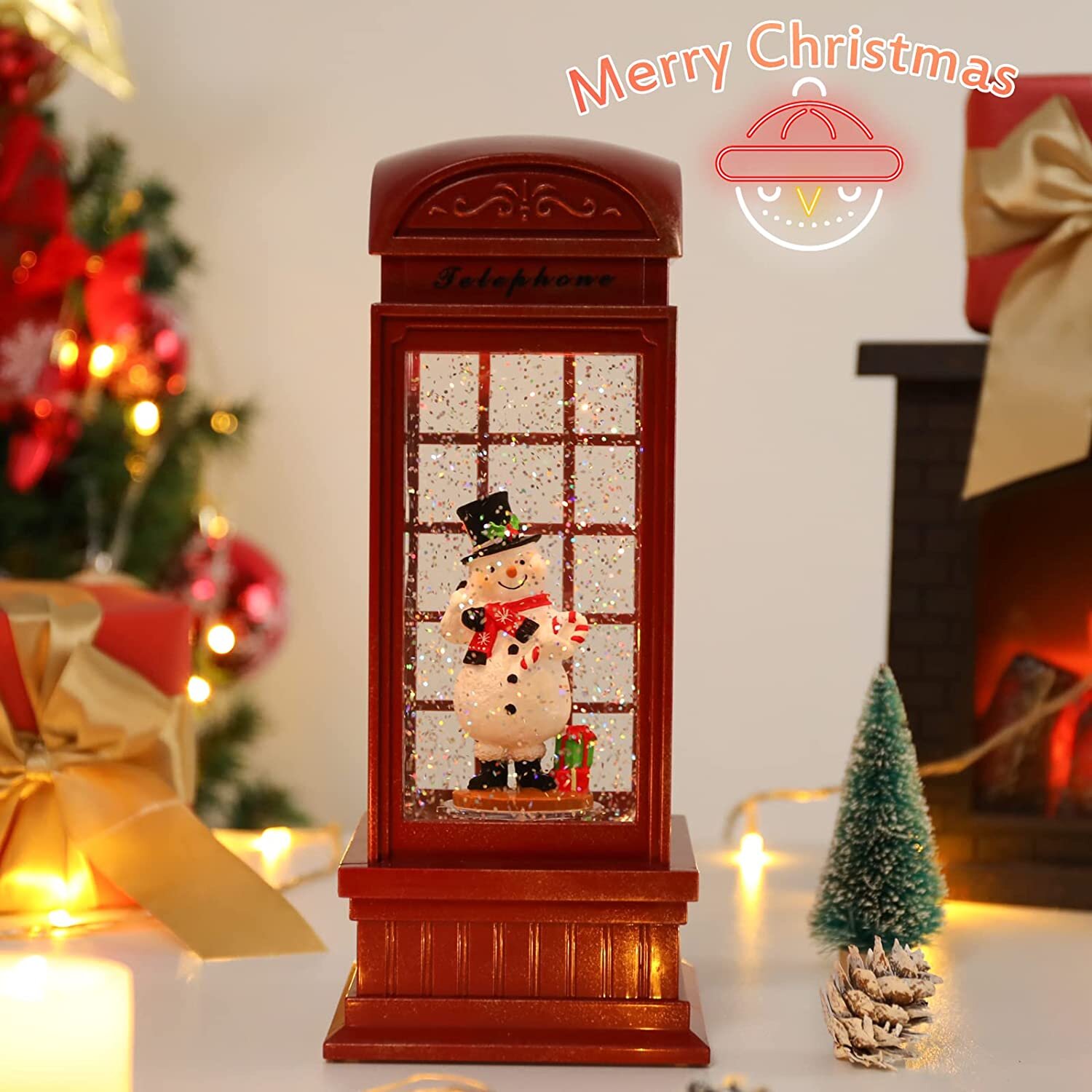 Home  Kitchen Candleholders USB Powered  Battery Operated Snow Globe  Lantern Decorative Table Lamp Vintage Christmas Decoration  Gift Snowman  Christmas Snow Globes Lantern christkindlmarket.com