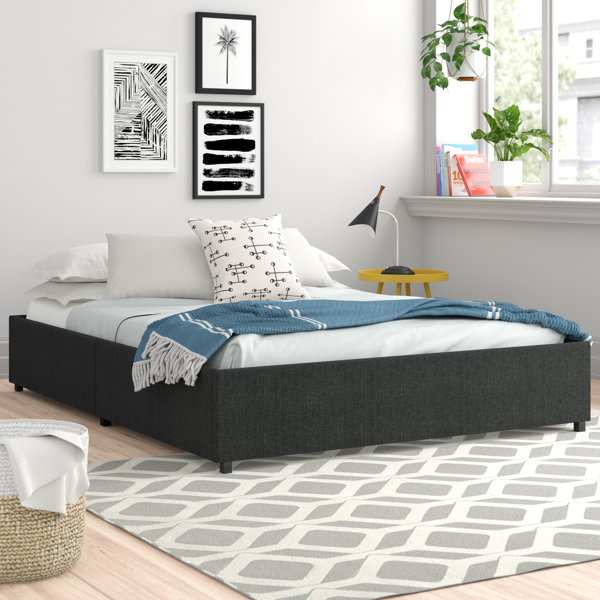 Latitude Run Menzo Upholstered Storage Platform Bed Reviews Wayfair