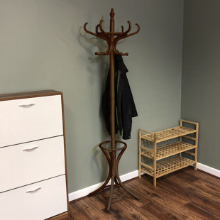 Walnut Coat Racks And Hooks You Ll Love Wayfair Co Uk Quickview