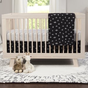 Tuxedo Dot Fitted Crib Sheet