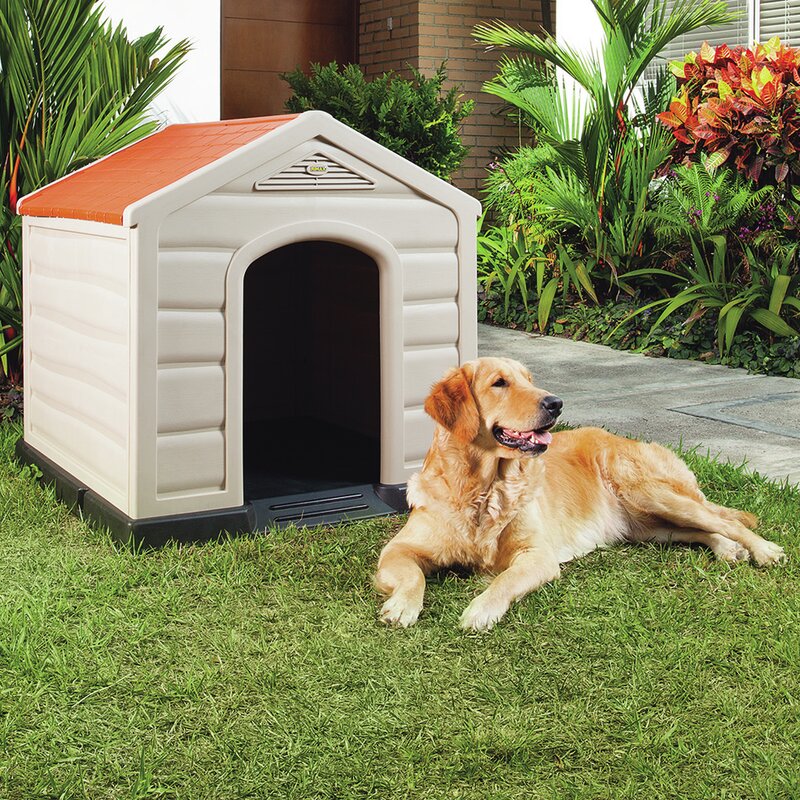 outdoor dog house with ac