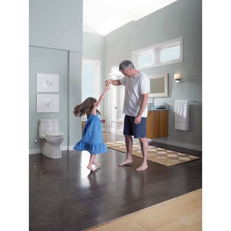 Toto Carlyle 1 28 Gpf Elongated One Piece Toilet Seat Included Reviews Wayfair