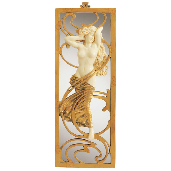 Parisian Art Nouveau Wall Mirror Parisian Art Nouveau Wall Mirror