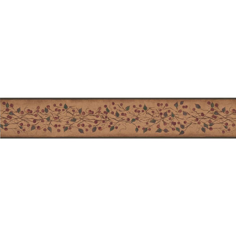 Charlton Home Graf Fruits 15 L X 4 25 W Wallpaper Border Wayfair