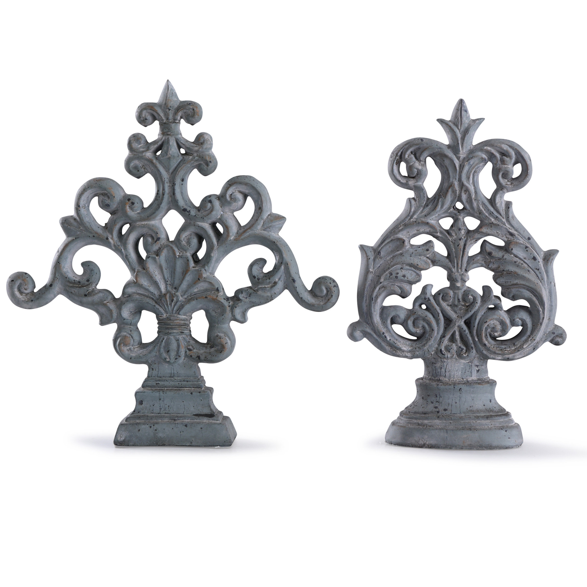 Ophelia Co 2 Piece Keomi Ornametal Scroll Finial Set Wayfair