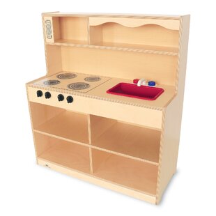 wooden preschool kitchen